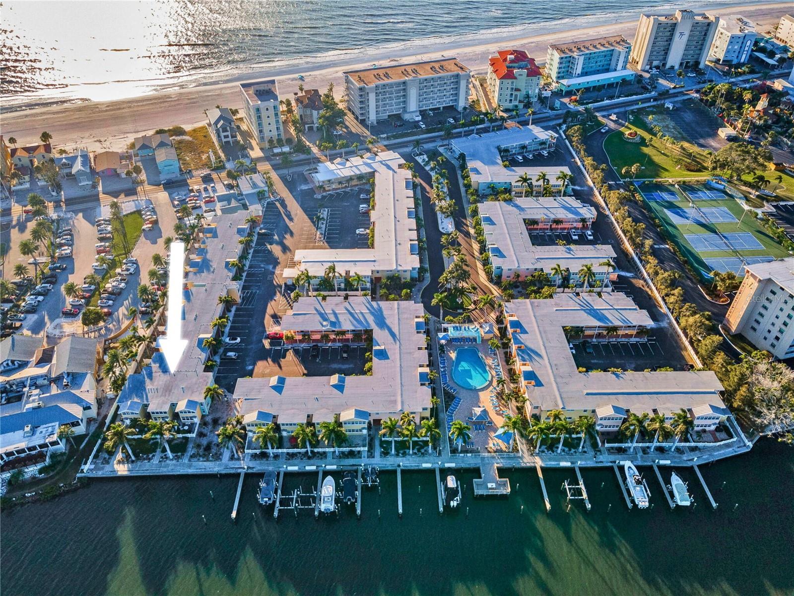 AERIAL VIEW19417 Gulf Blvd, Unit F207, Indian Shores, FL 33785