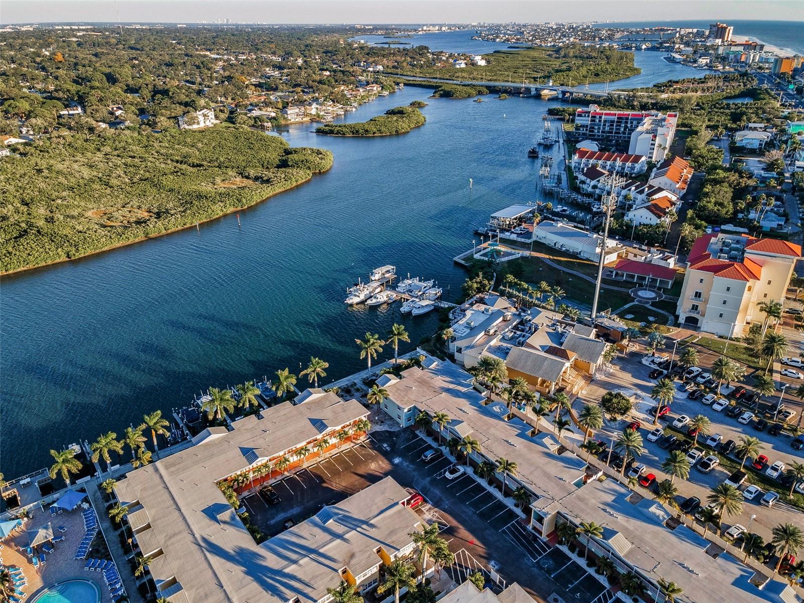 AERIAL VIEW OF INTRACOASTAL19417 Gulf Blvd, Unit F207, Indian Shores, FL 33785