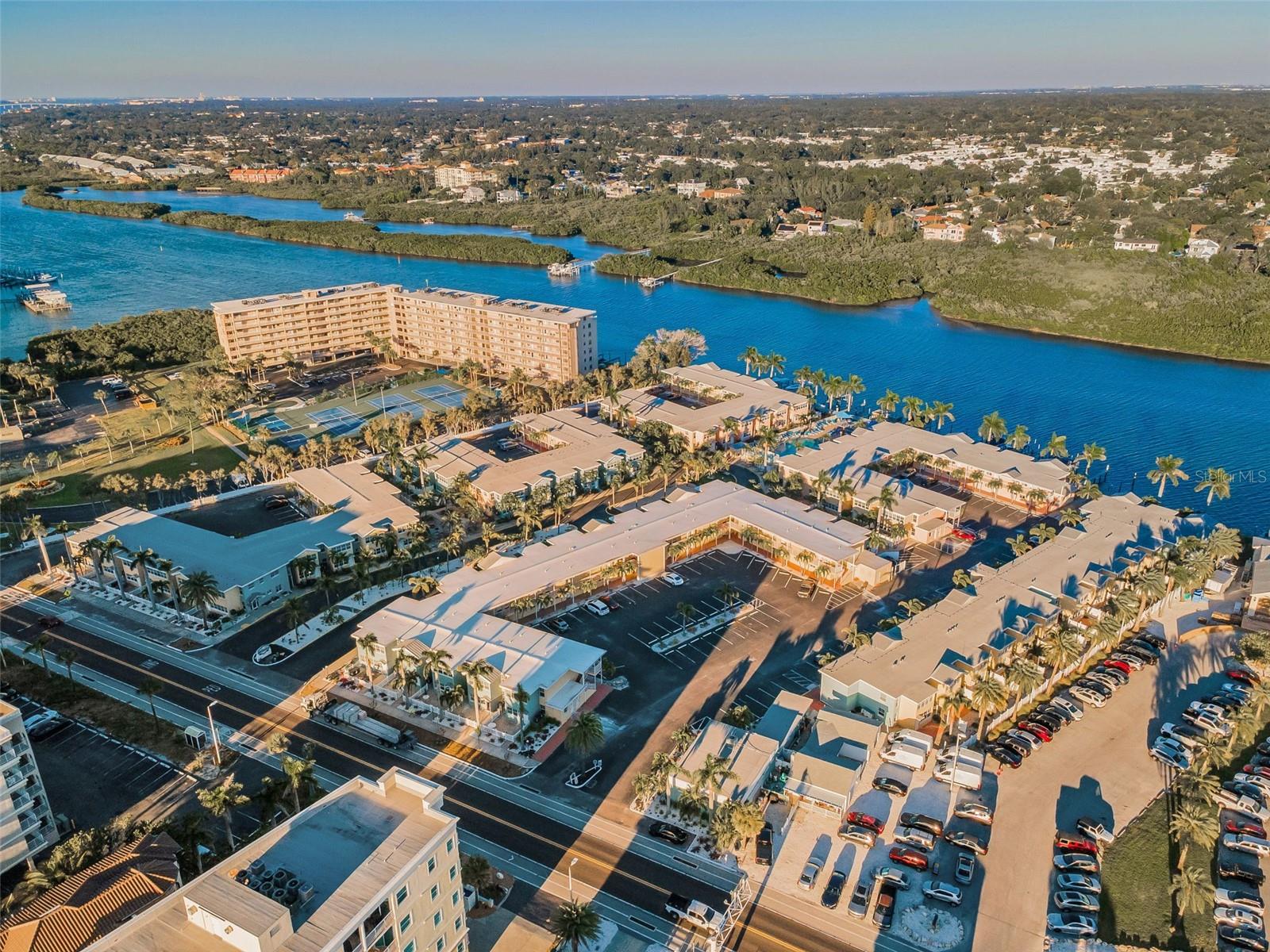 AERIAL VIEW -INTRACOASTAL19417 Gulf Blvd, Unit F207, Indian Shores, FL 33785