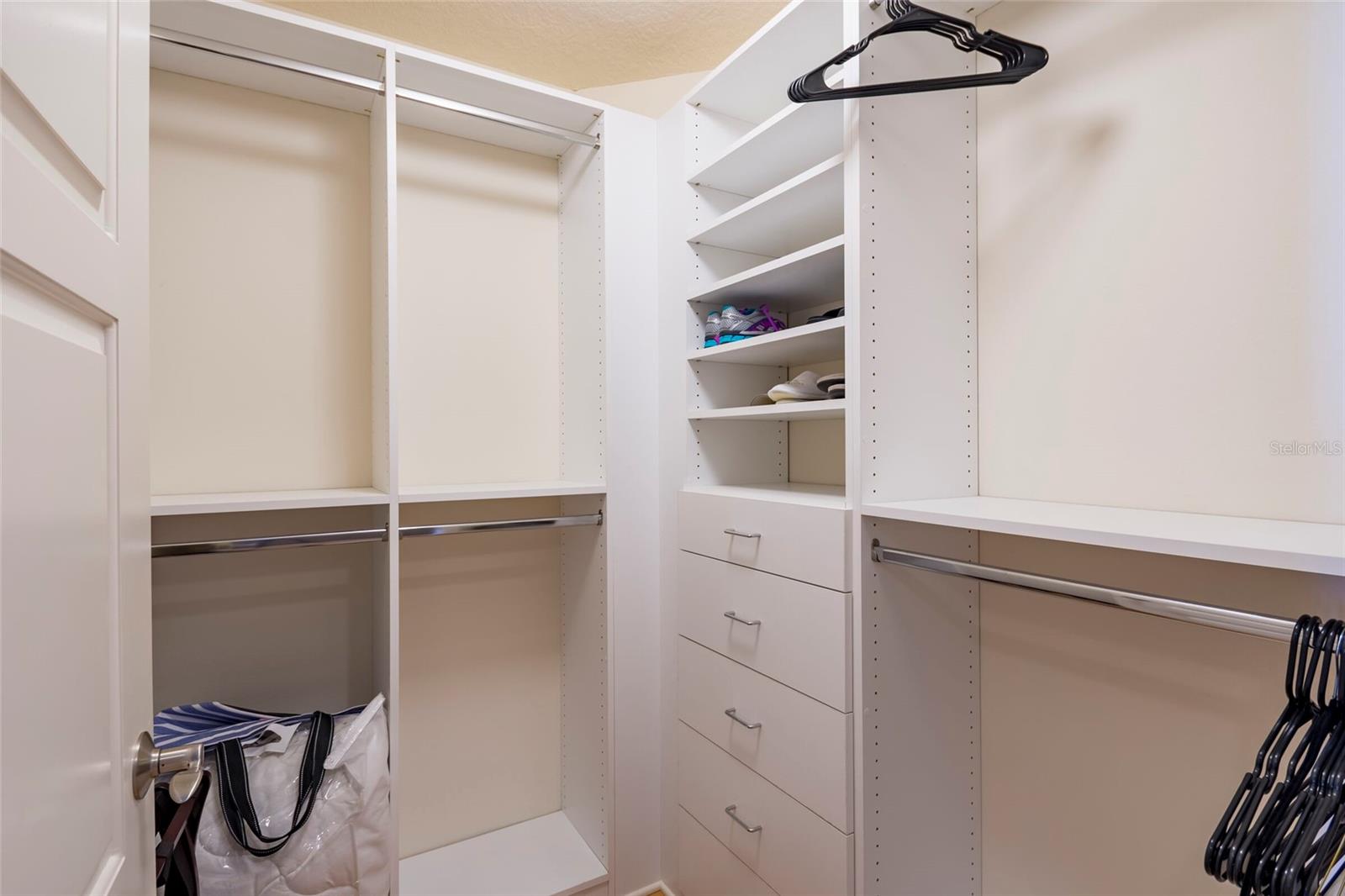 Primary suite 1st walk in closet