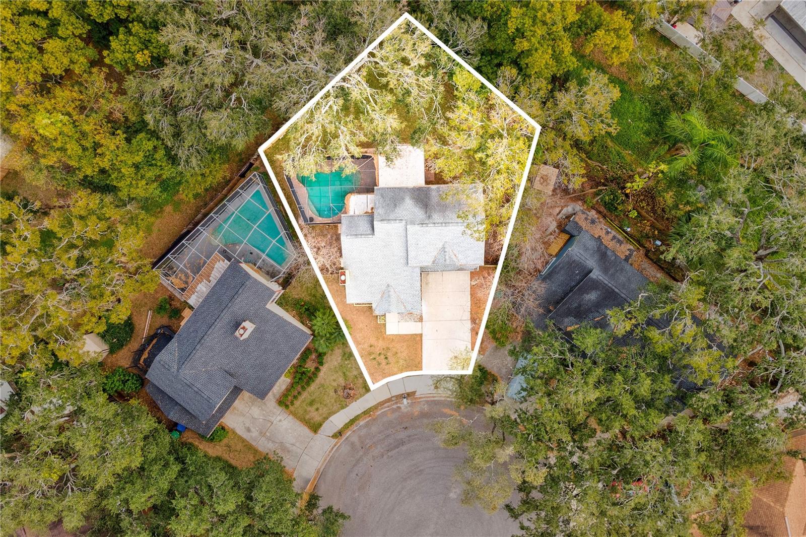 Deep Wooded Fenced Lot