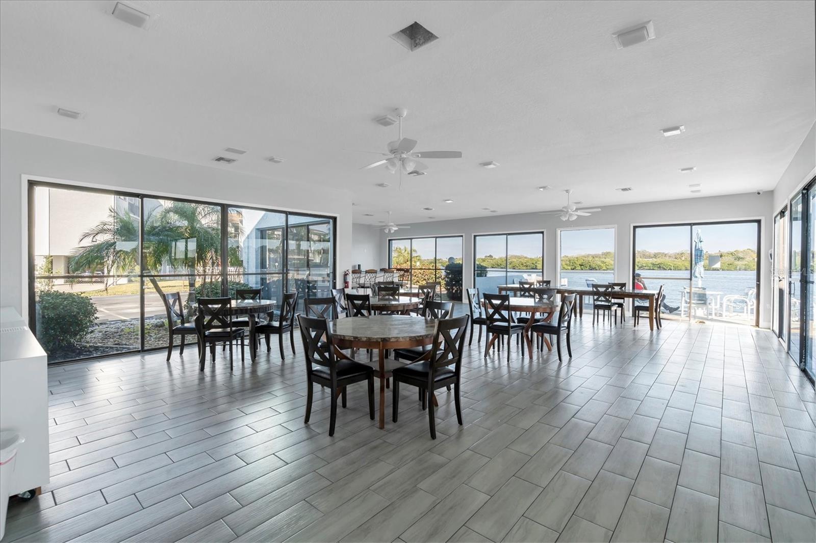 Clubhouse meeting area