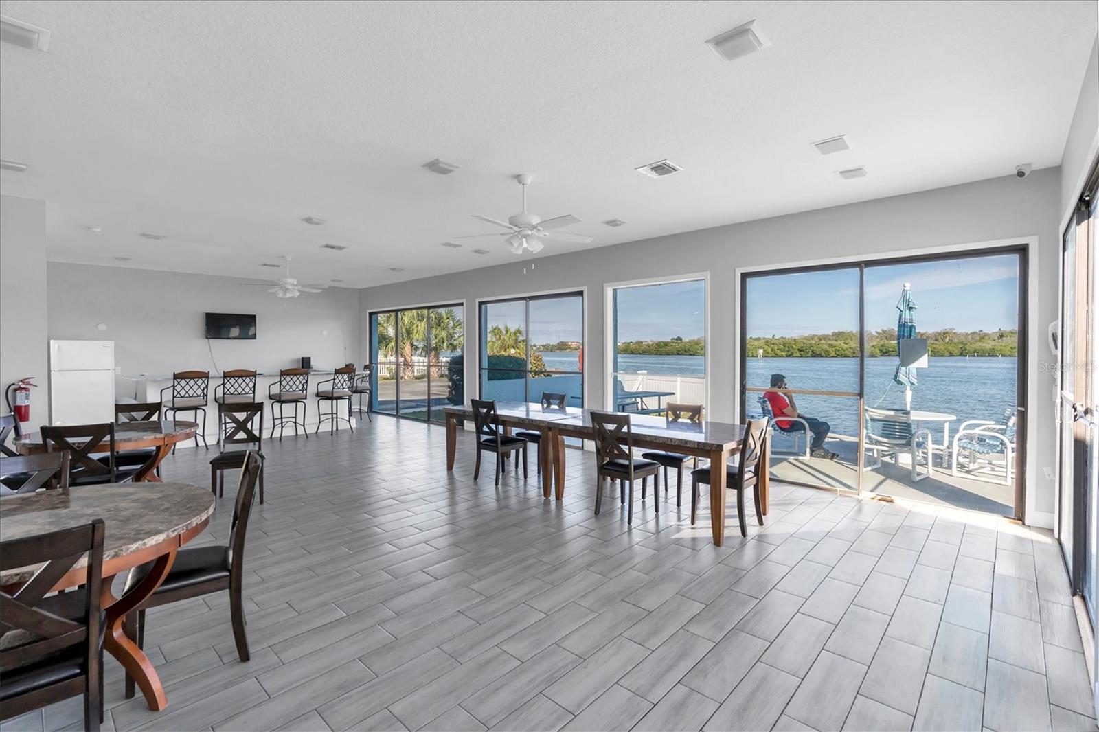 Clubhouse meeting area