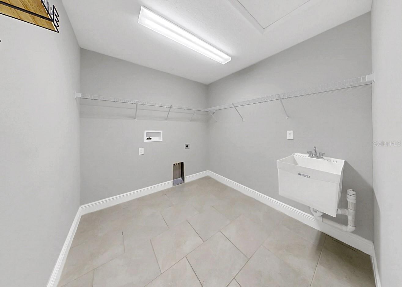 Laundry Room with Utility Sink