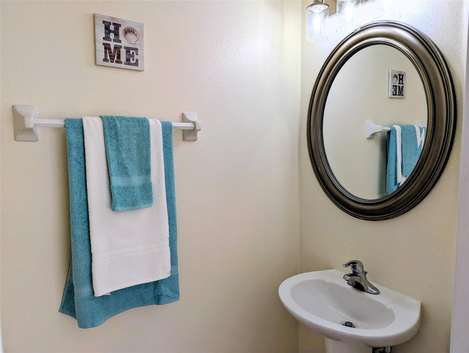 Downstairs half bath