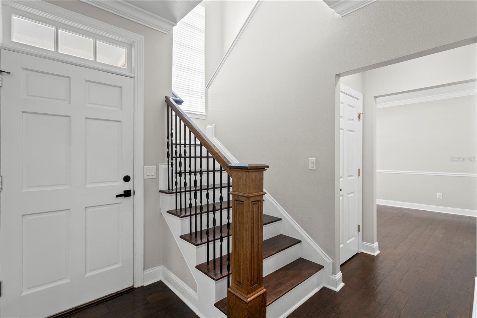 Let's head upstairs where all the bedrooms are located as well as laundry room