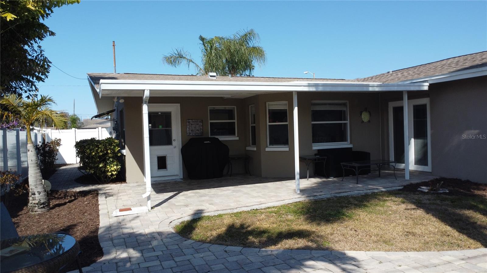 Large fenced in back yard