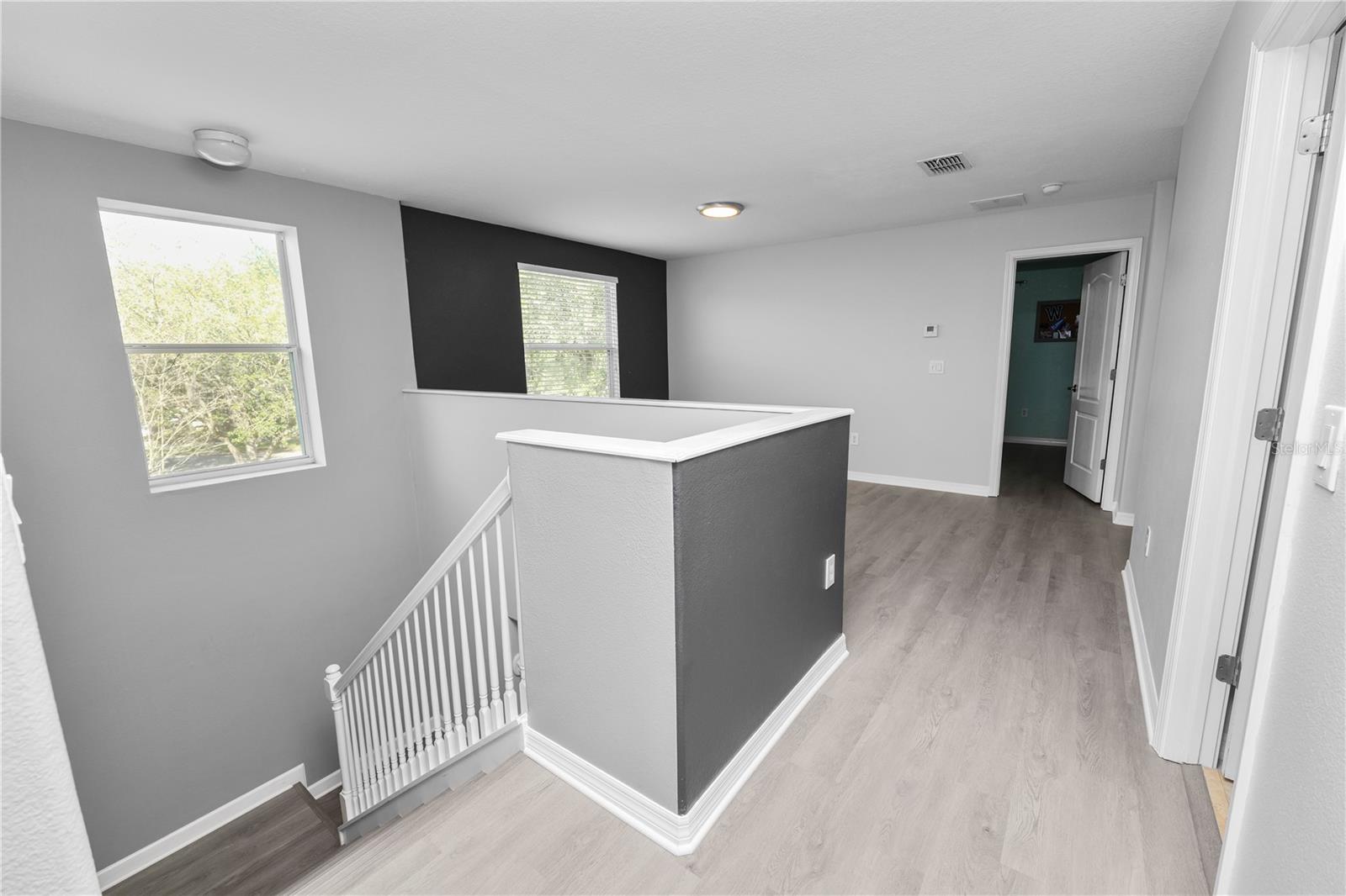 upstairs hallway view