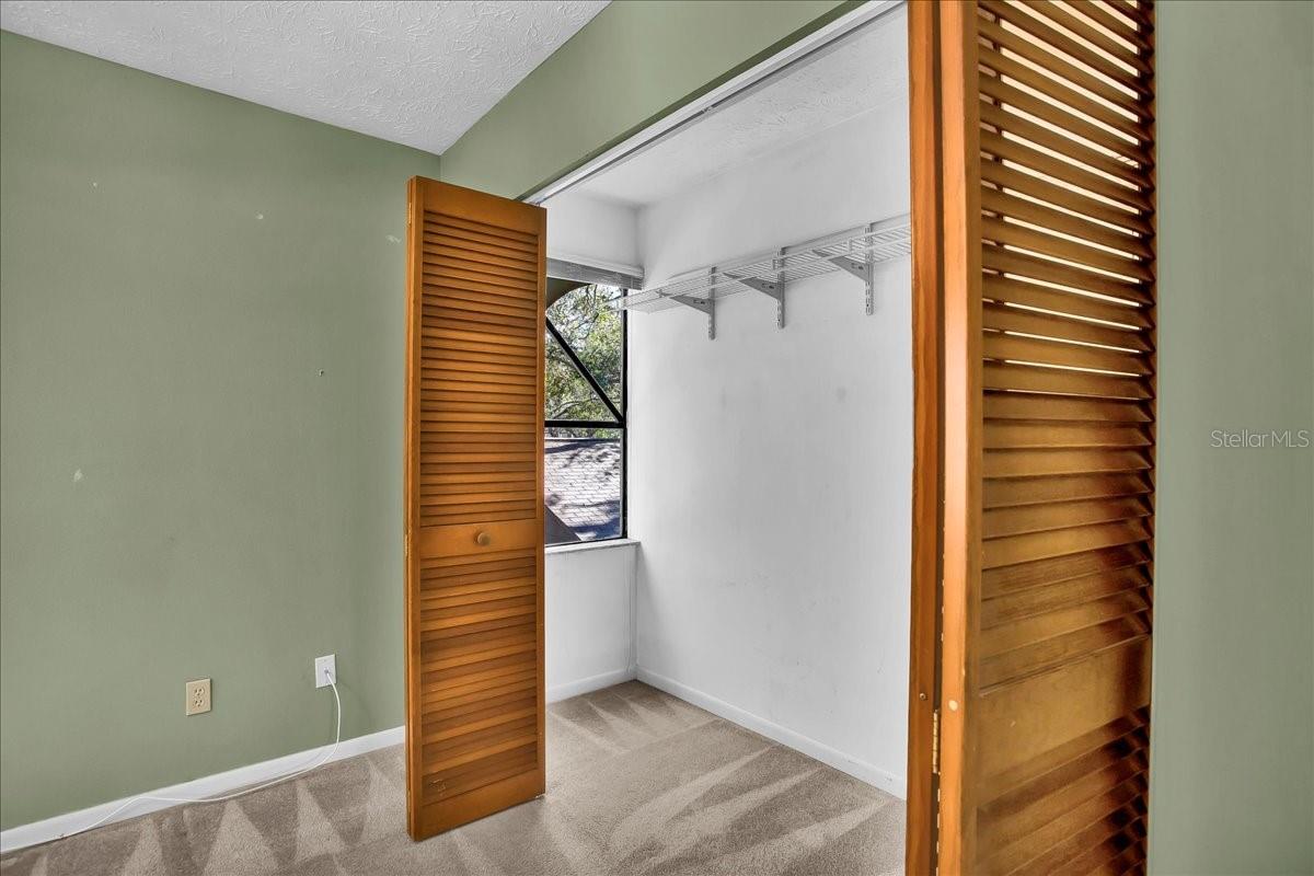 Large Closet w/Natural Light
