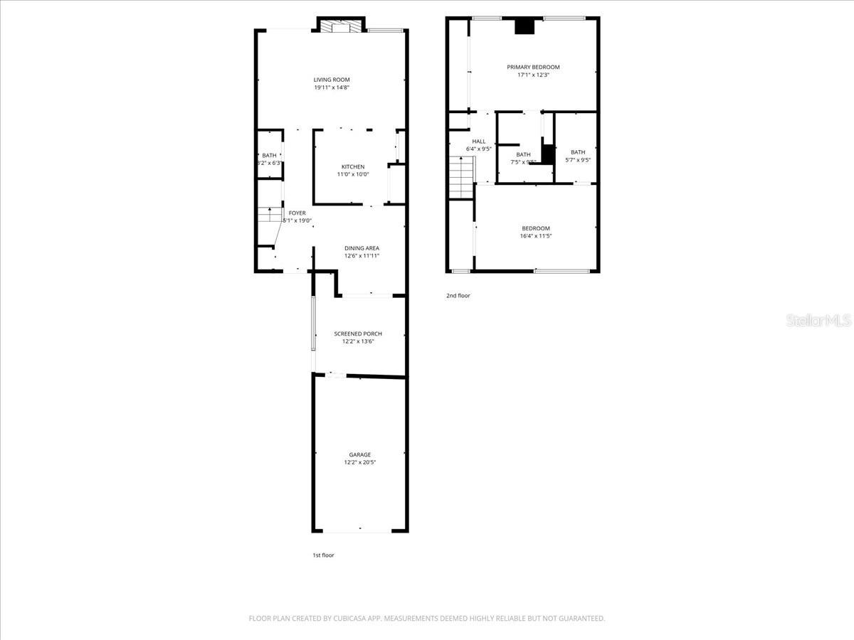 2 Story Floor Plan