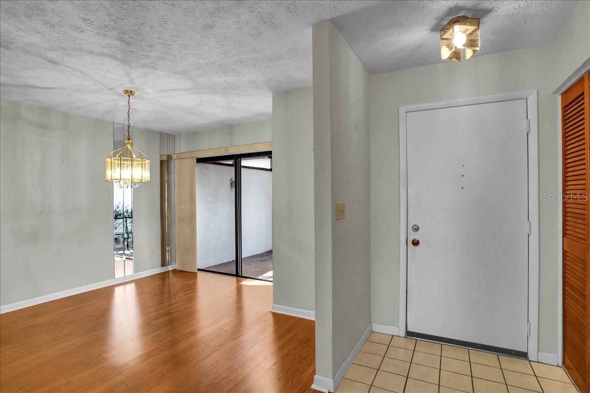 Entry leading to Dining Room