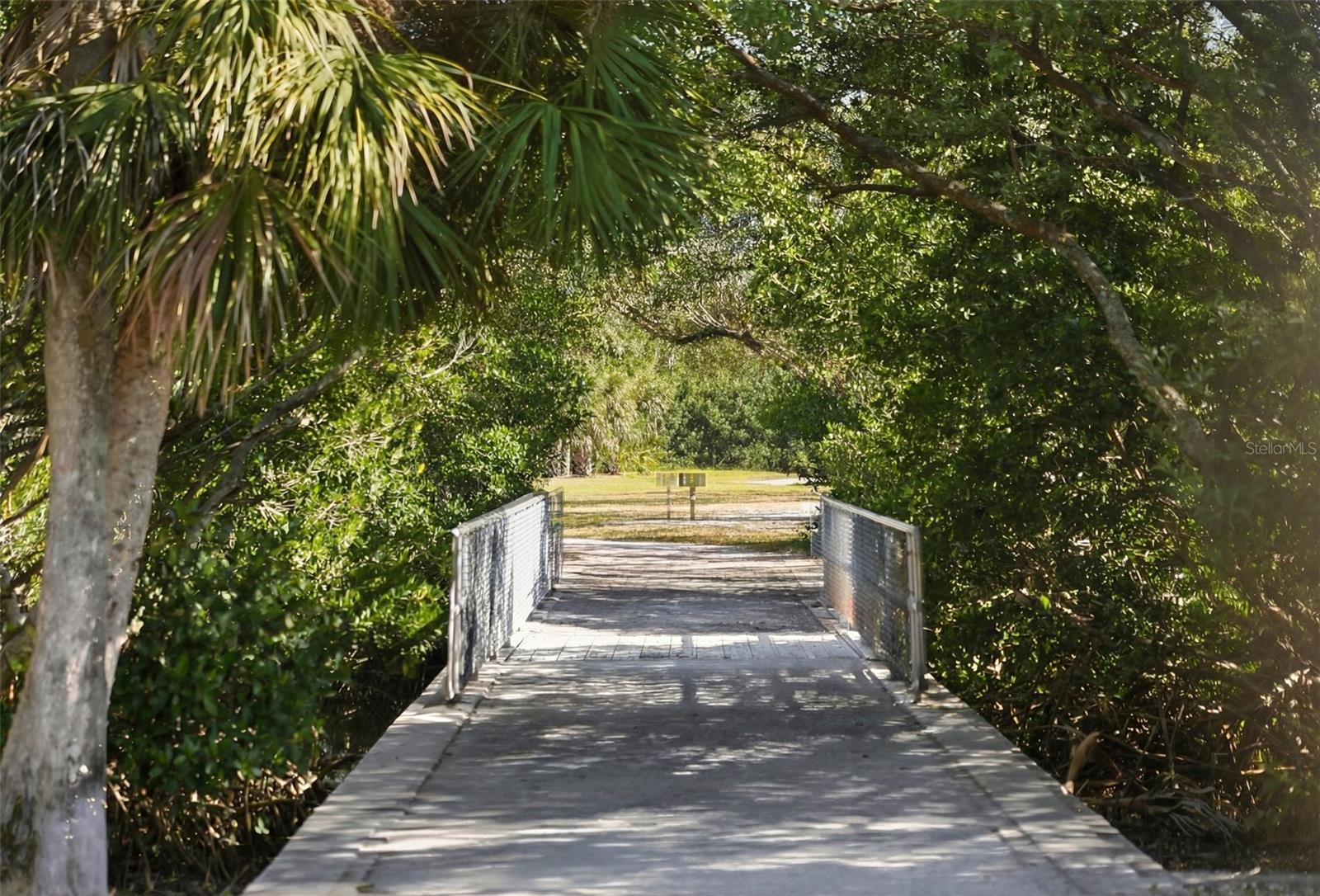 Walking path to the neighborhood sunset viewing spot!