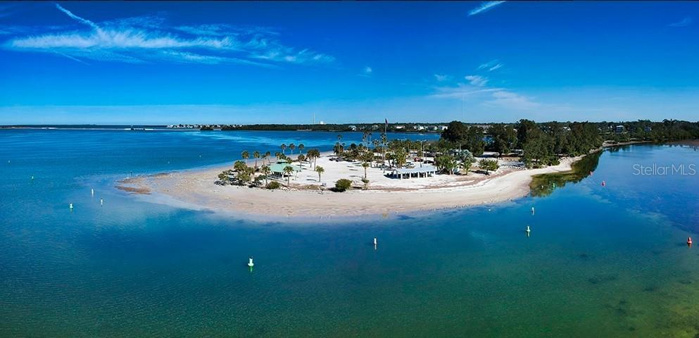 Sunset beach- where concerts are held.