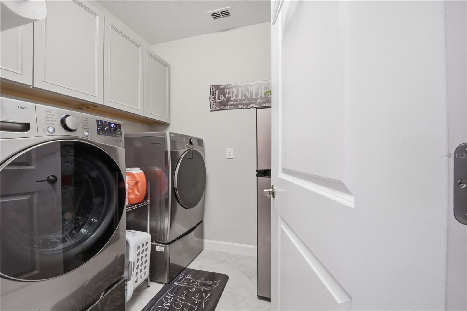 Interior laundry room