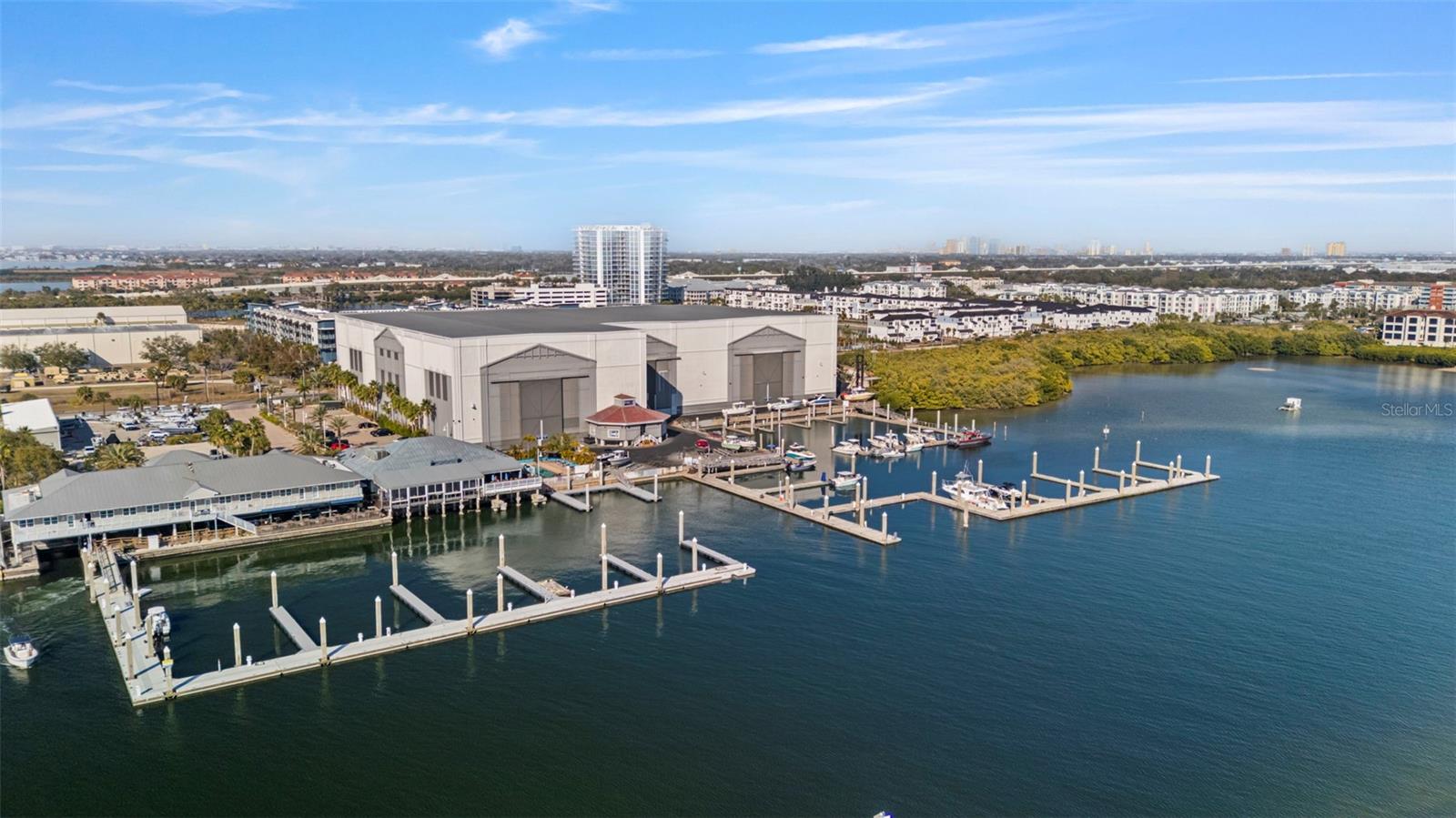 Local marina right down the road