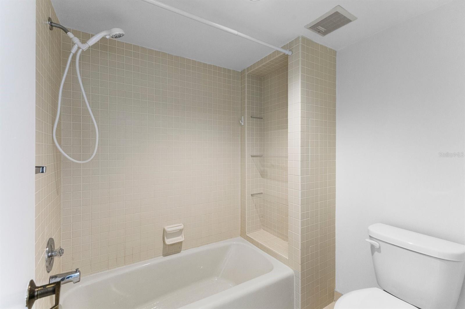 Tub-shower in master bath