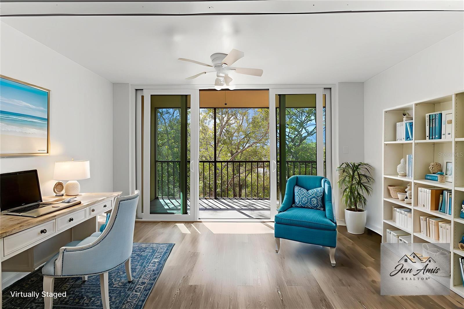 Flex space Virturally staged