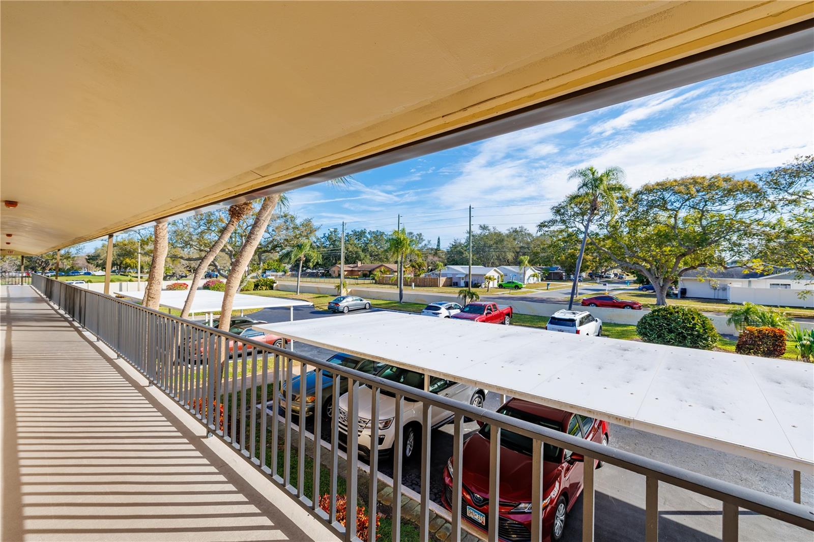 Covered parking and ample guest parking