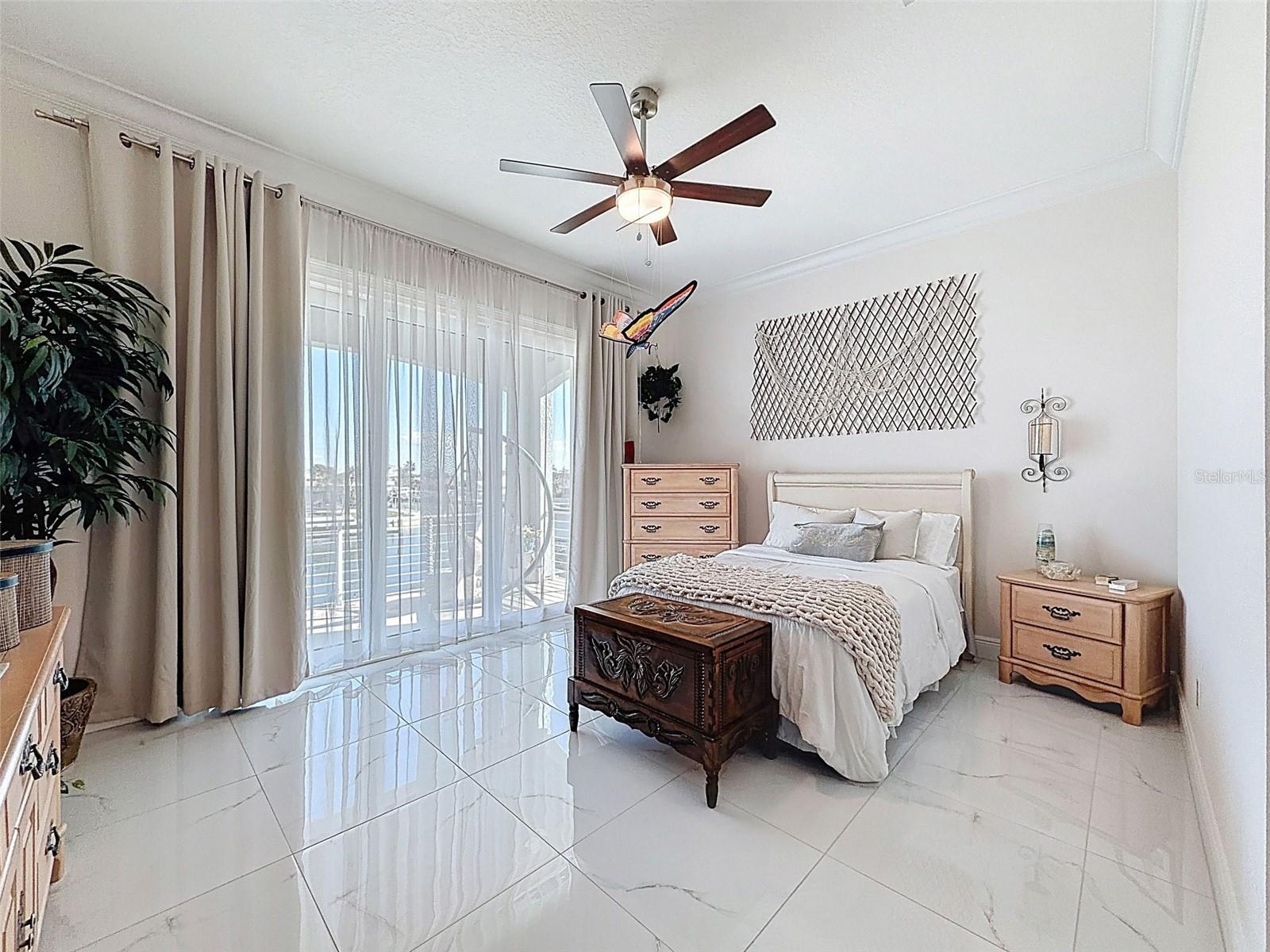 private guest suite with balcony access,