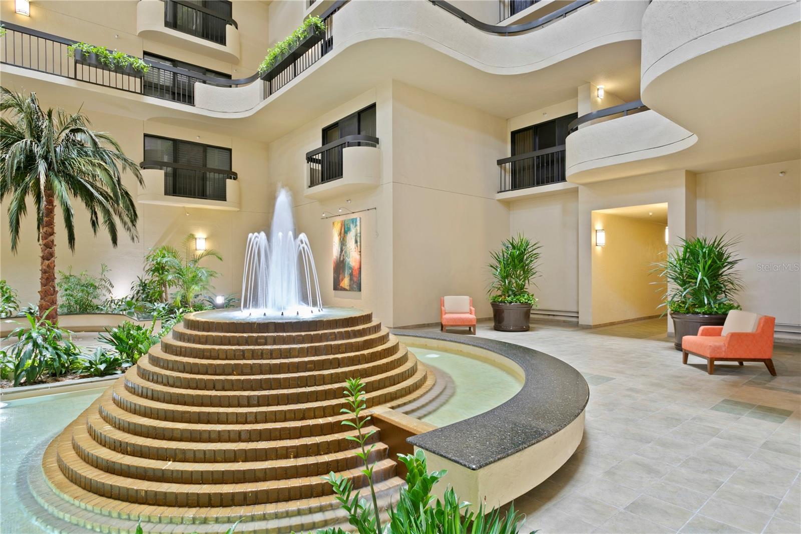 Designed around a serene interior courtyard, the Atrium Building offers a distinctive living and working environment surrounded by live greenery and natural light