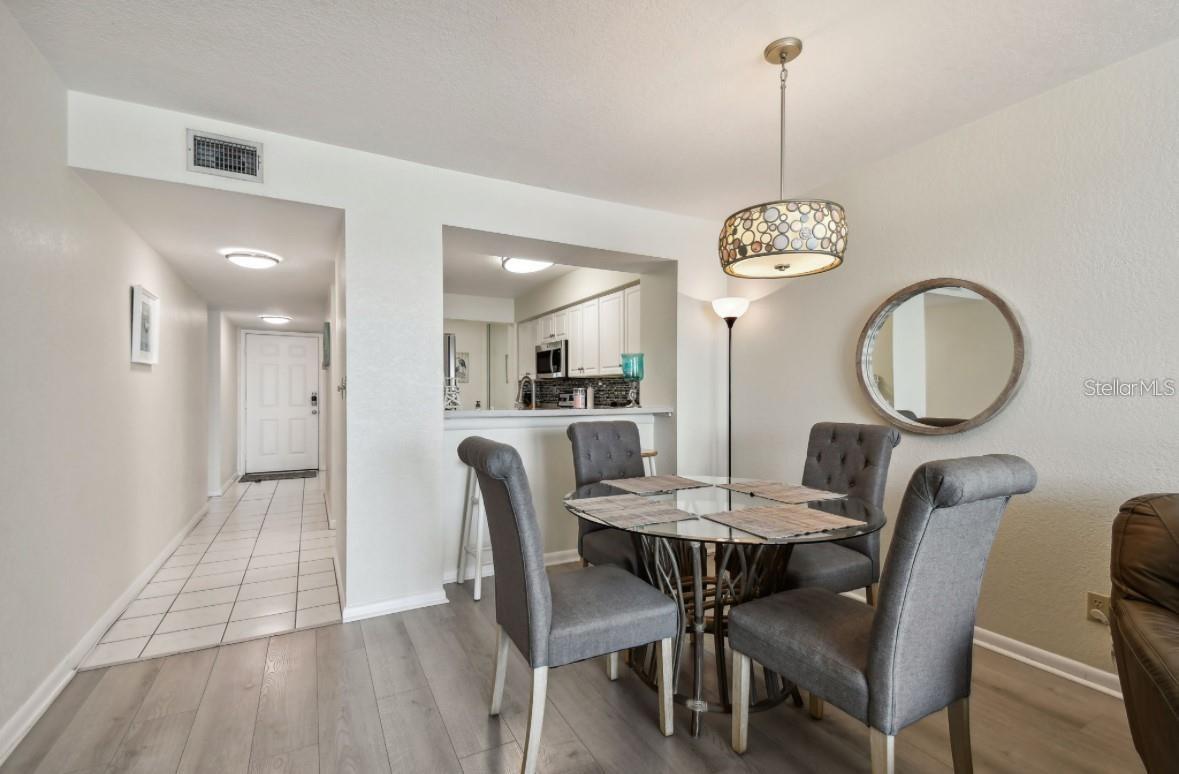 dining room towards kitchens