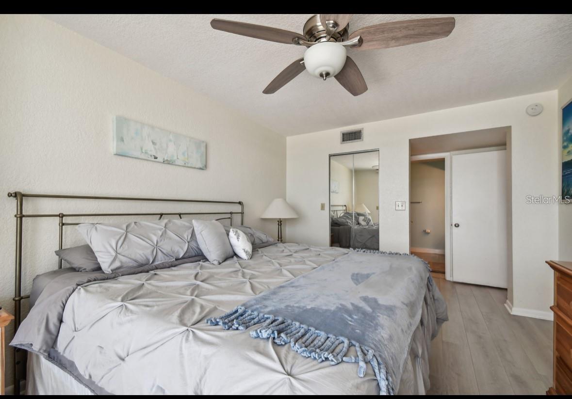 primary bedroom looking towards on-suite bathroom