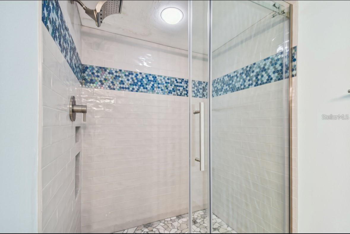 Primary bathroom shower