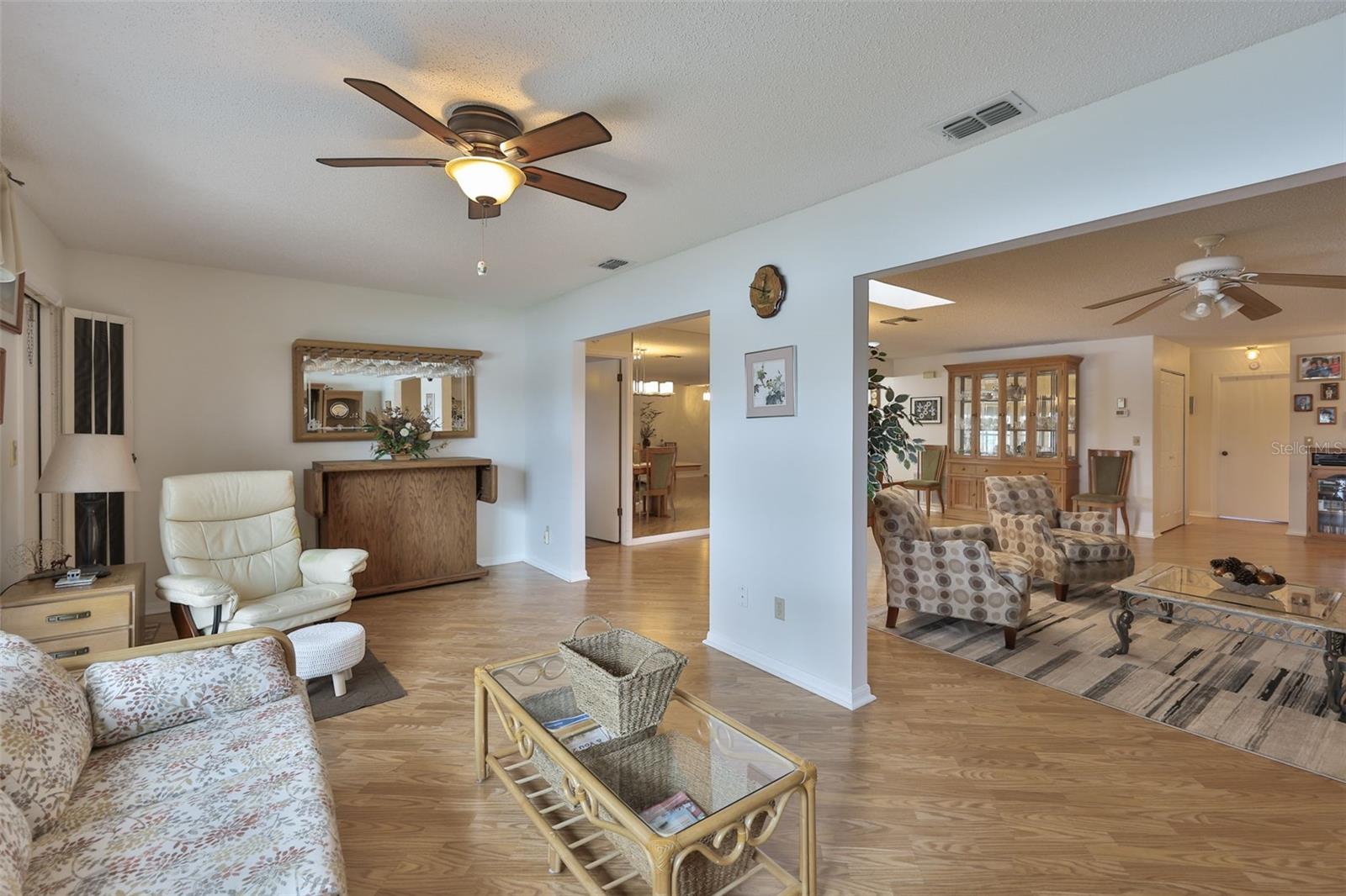 Looking out from the Florida Room