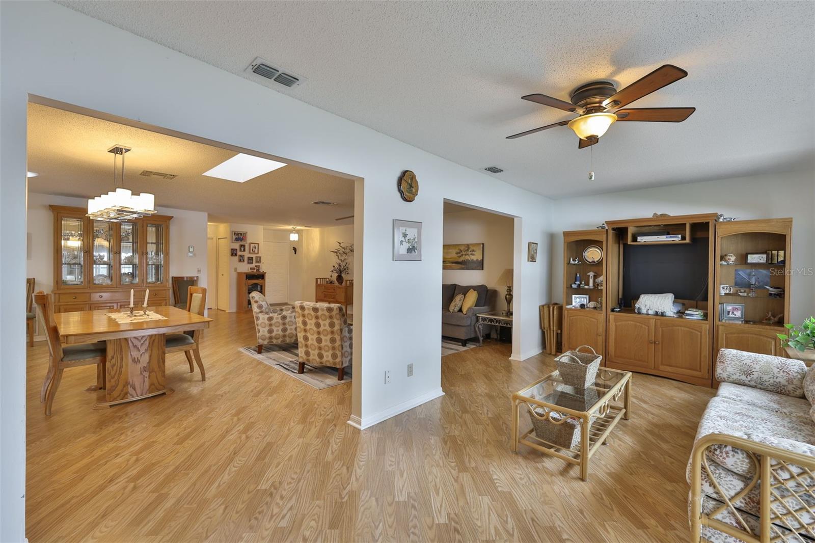 Looking from the back door into the Dining Room