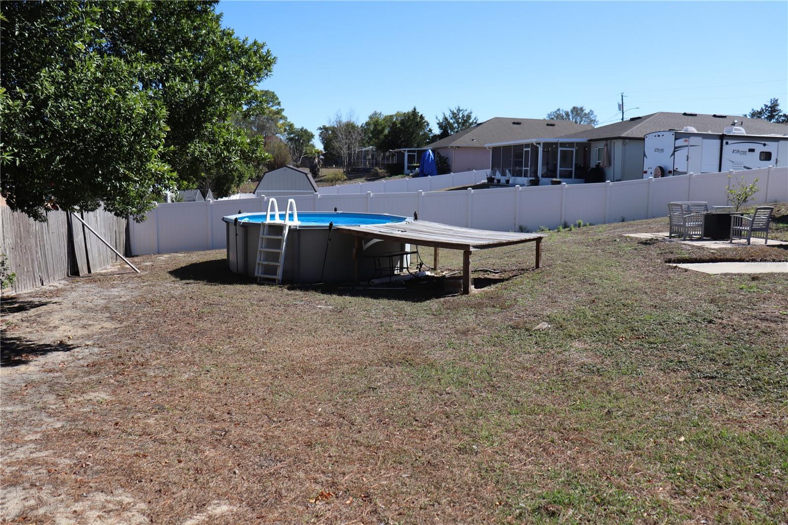 BACK YARD FROM LEFT SIDE