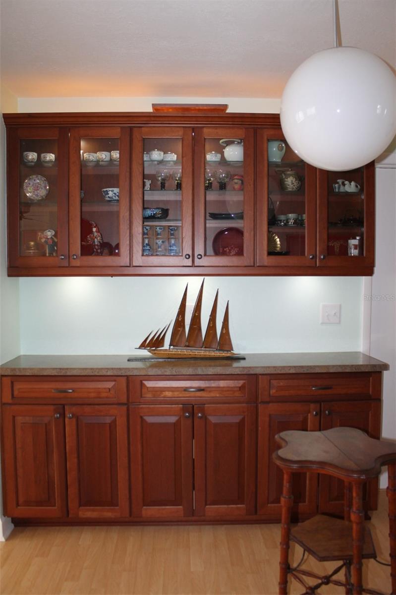 Kitchen Buffet with Lights