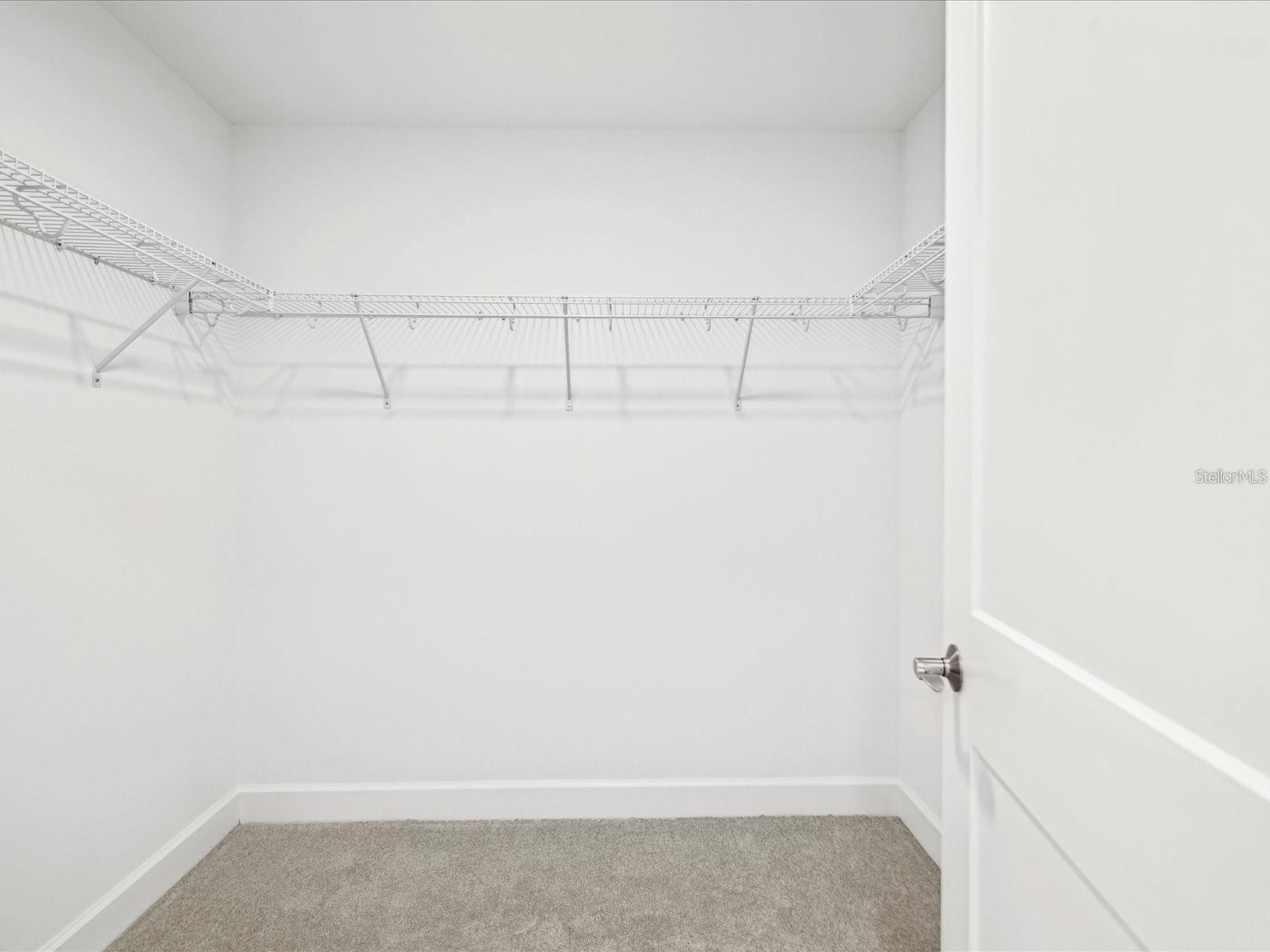 Large walk in closet