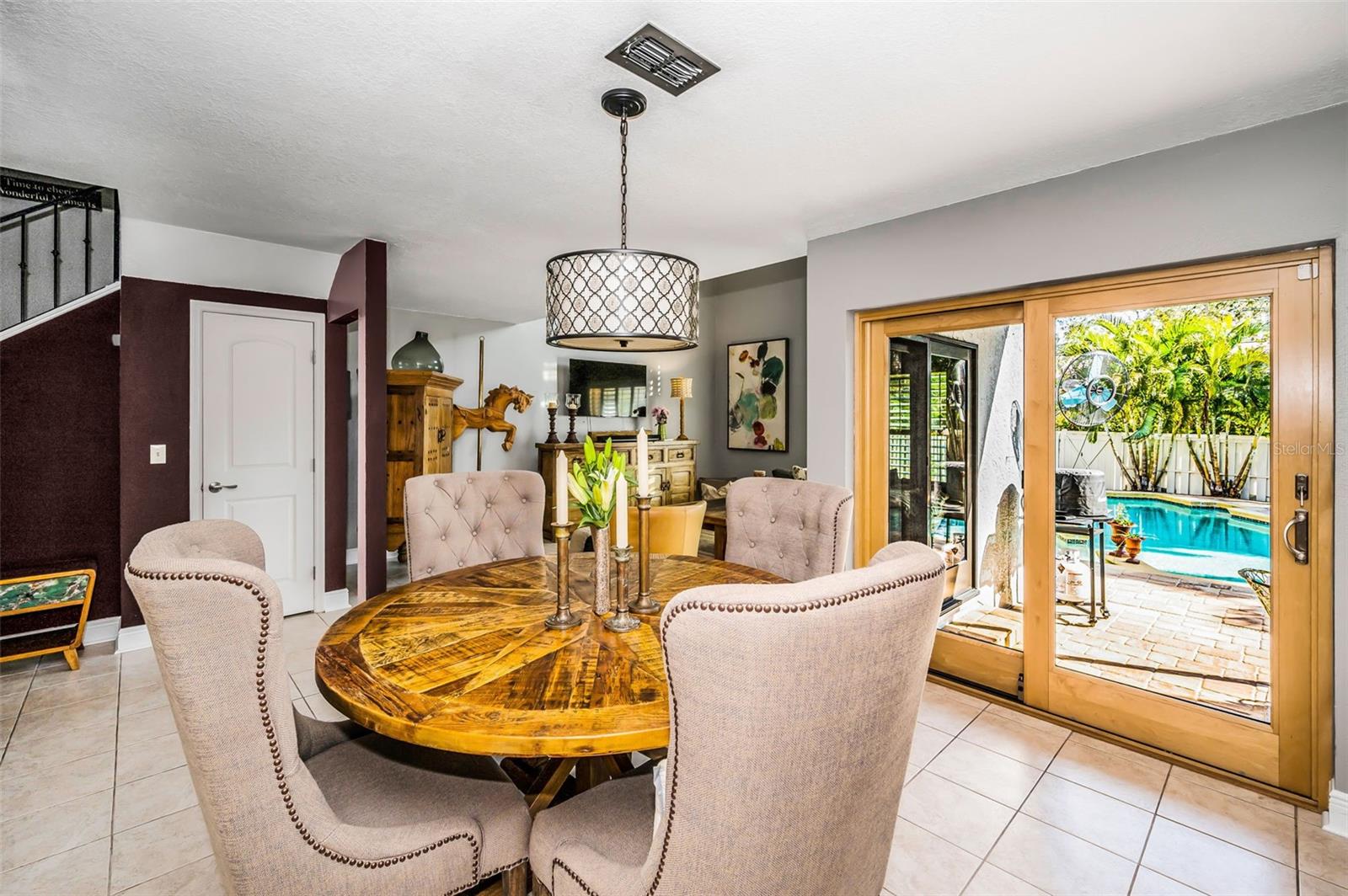 Dining, Patio doors to your private pool