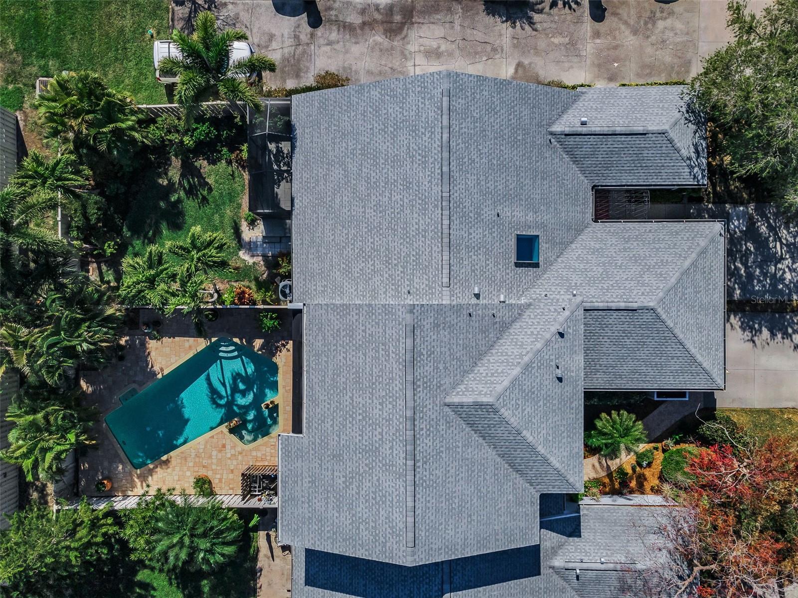 Aerial view of townhouse