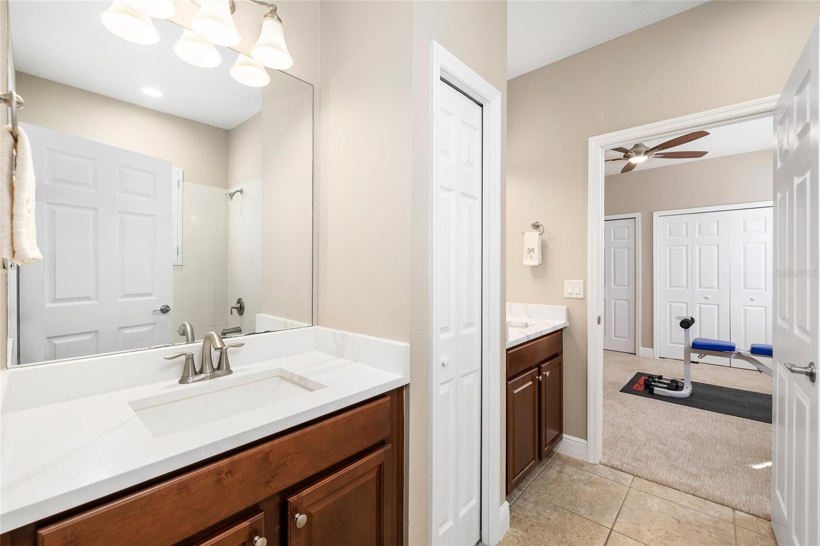 Bathroom 3- Jack and Jill (between bedrooms 3 and 4)