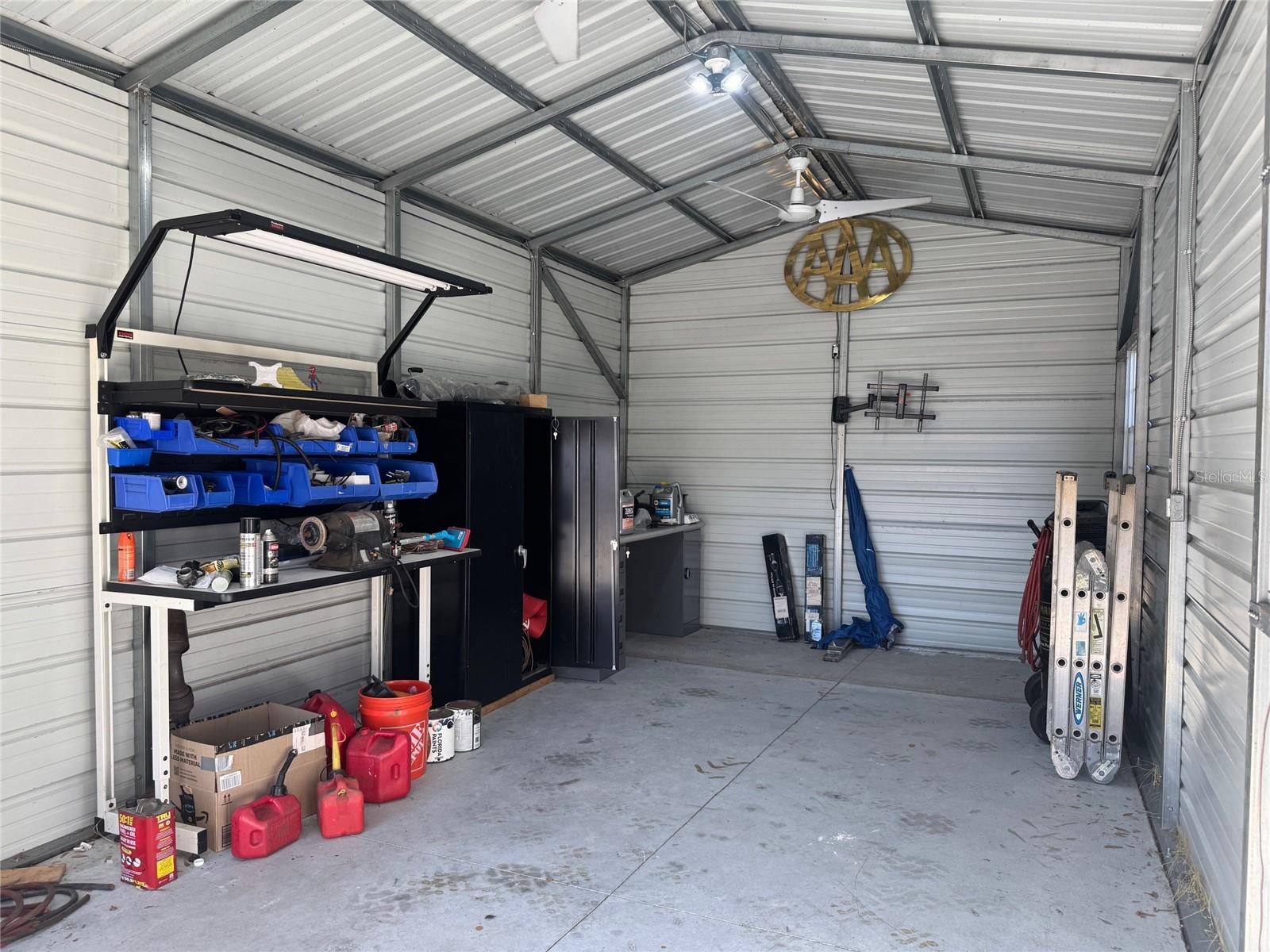 Detached Garage inside