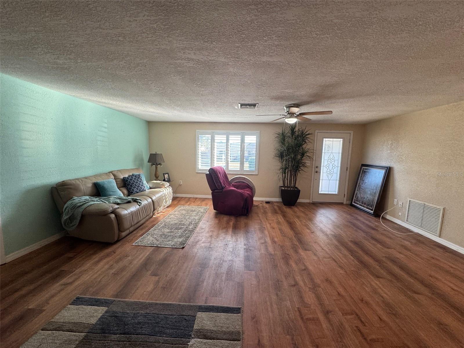 View from kitchen to front door