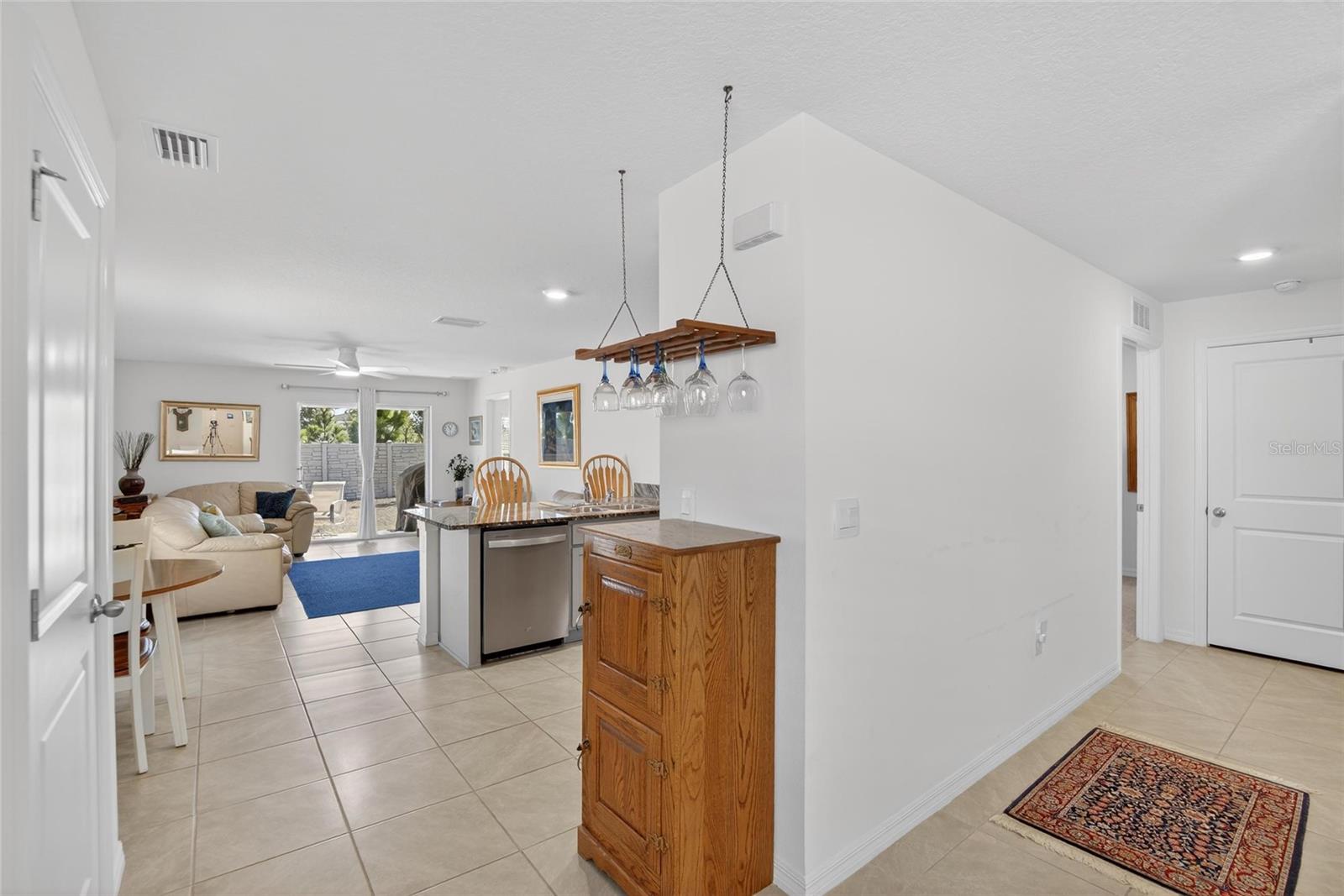 Hallway behind Kitchen