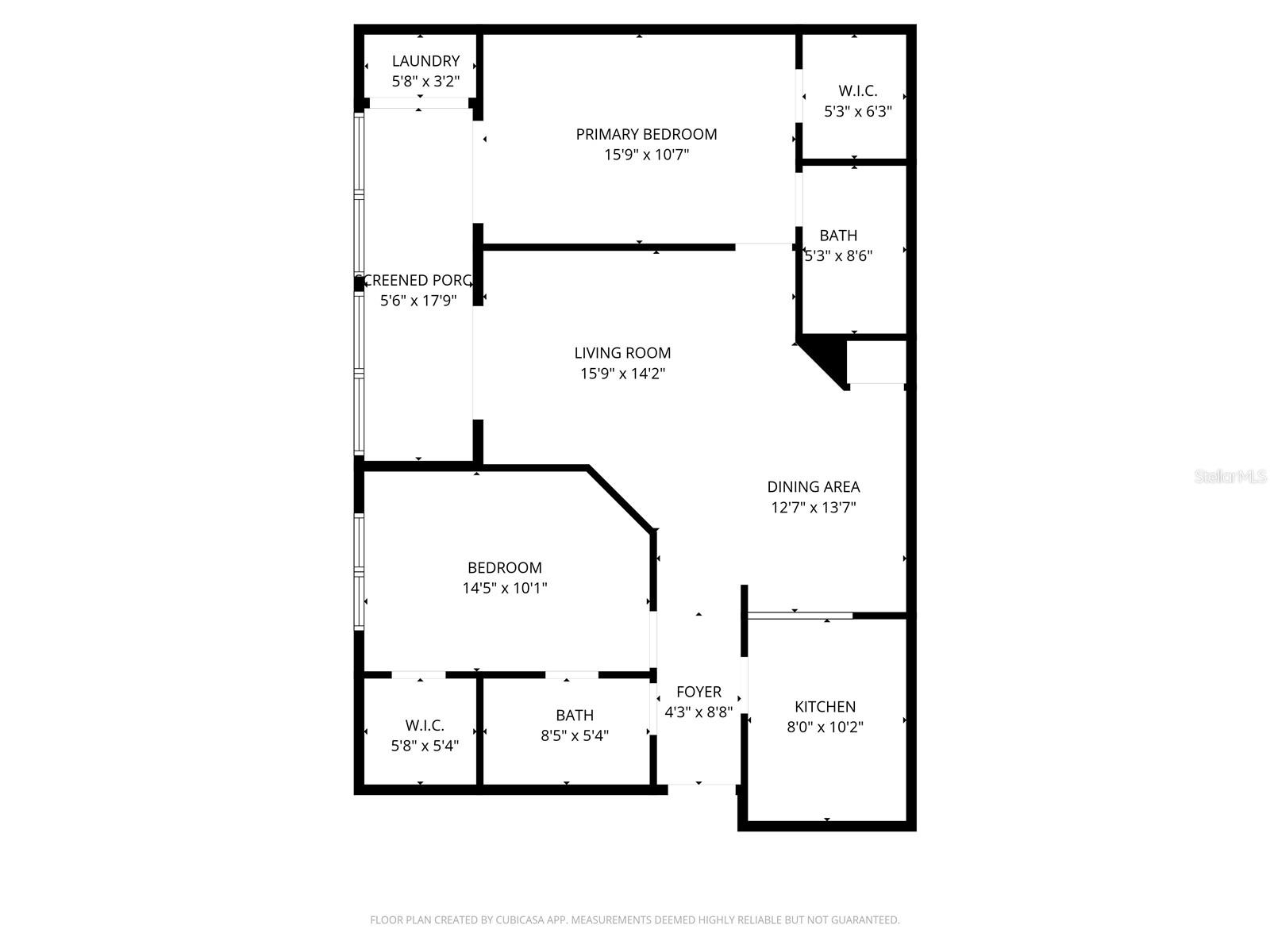 Split floor plan for maximum privacy