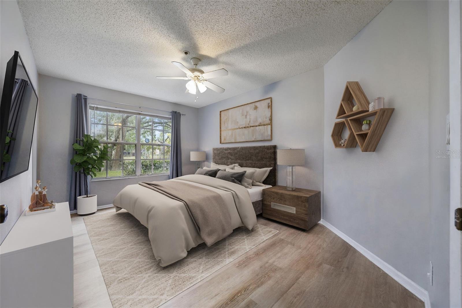 Virtually staged - Bedroom 2