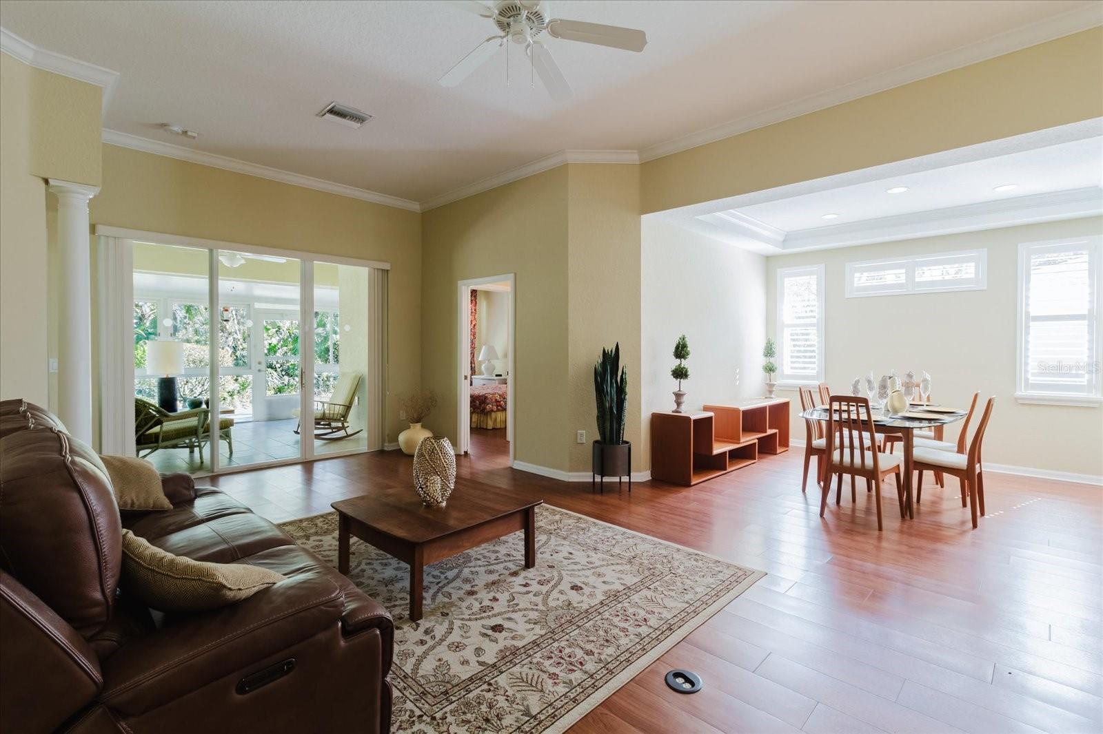 Lots of natural light