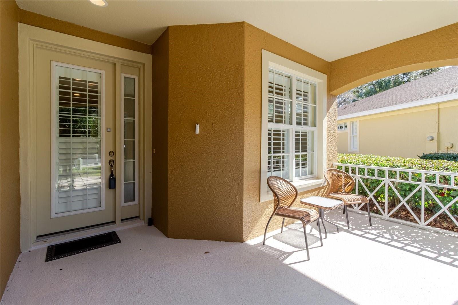 Large covered front porch