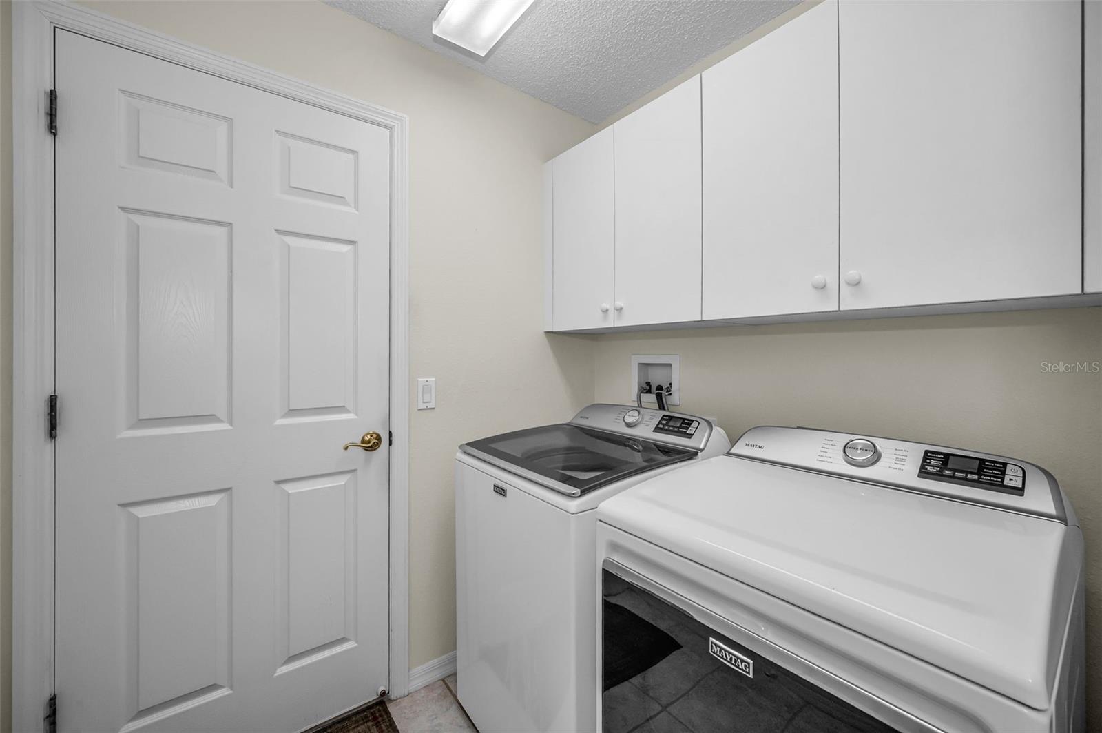 Laundry room off kitchen