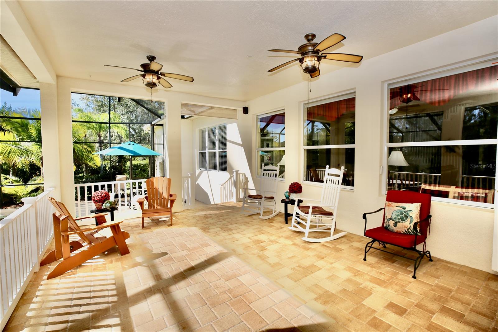 gorgeous outdoor living space