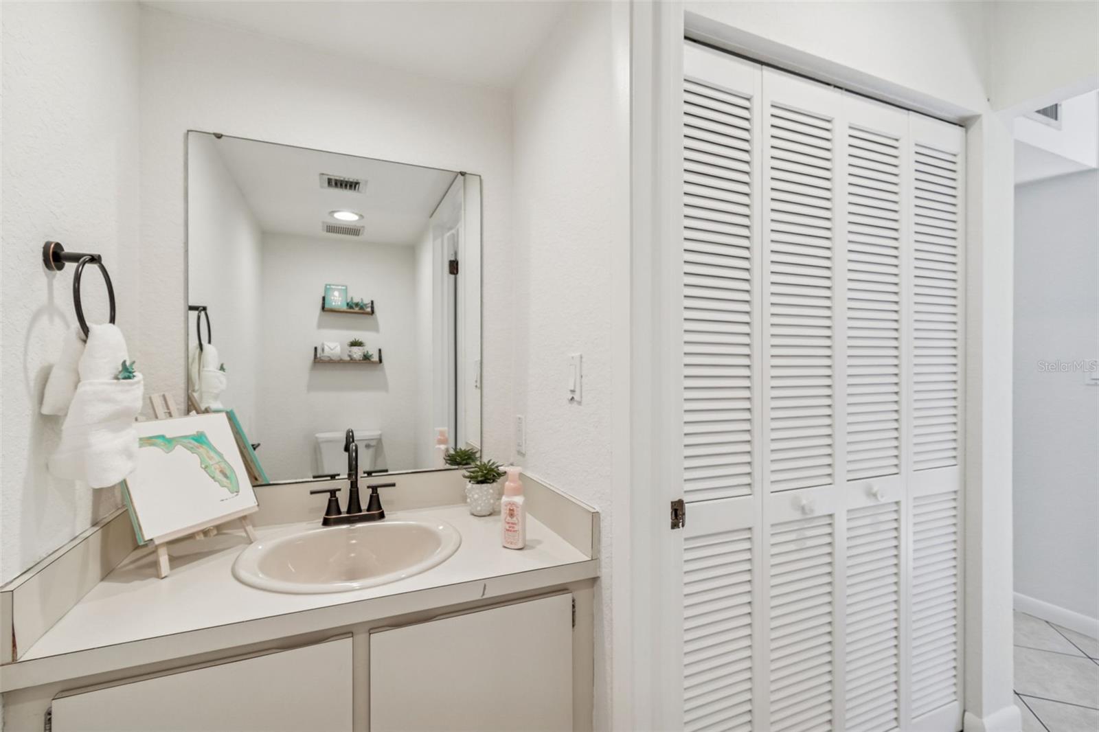 Powder bath on first floor.