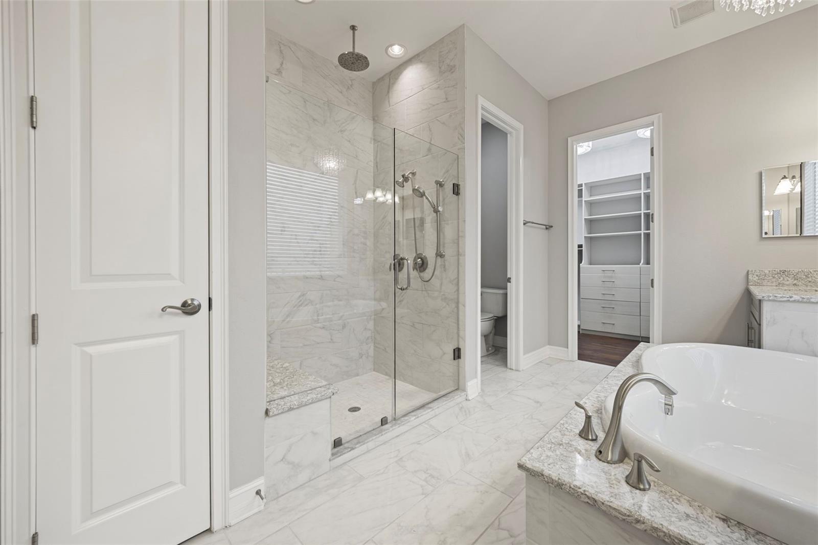 Primary suite spa inspired bath