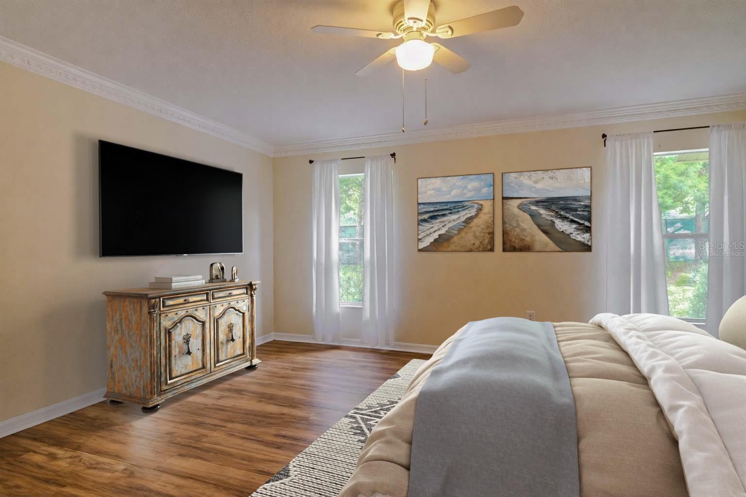Master Bedroom- Photo Virtually Staged