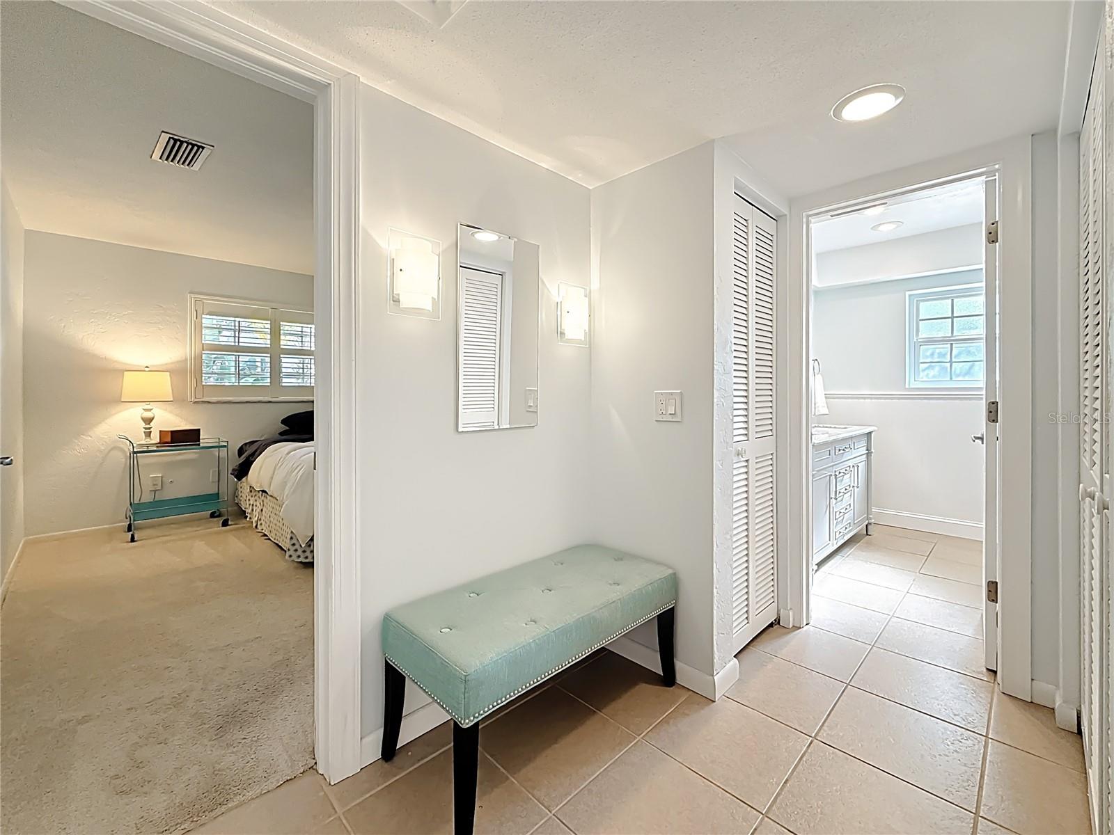 Primary suite feels like a hotel suite