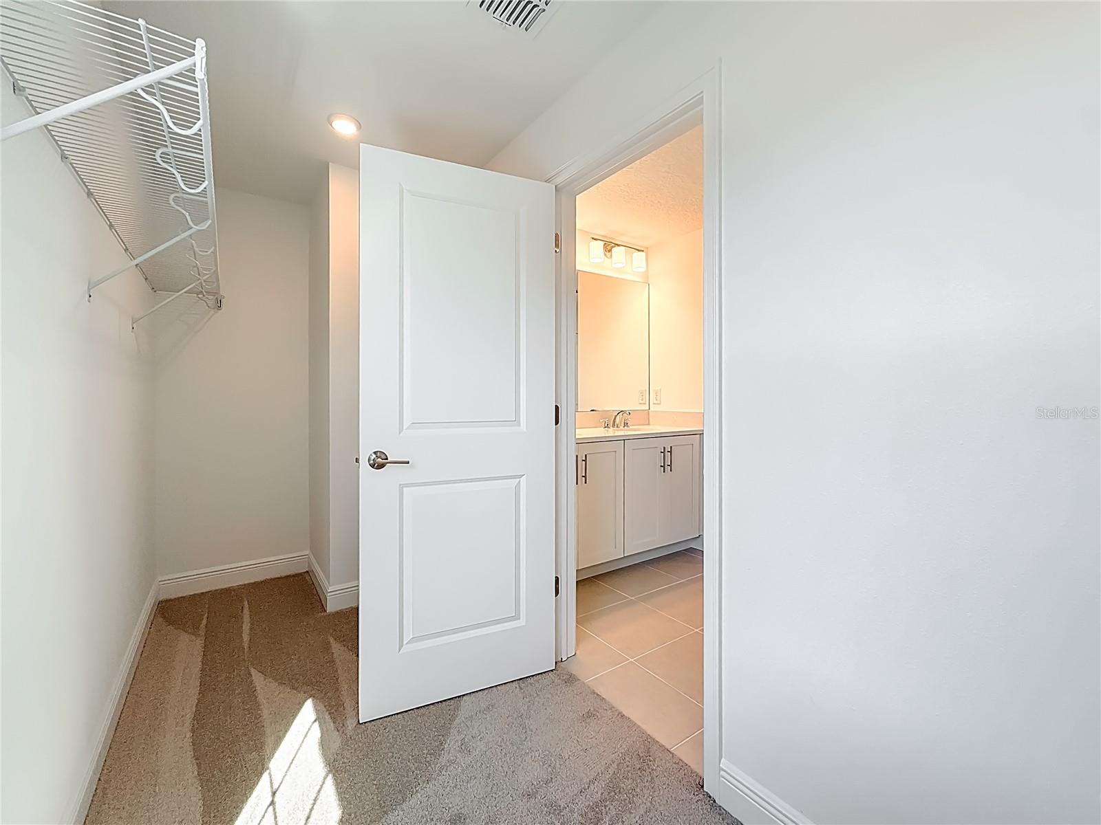 Large walk-in closet