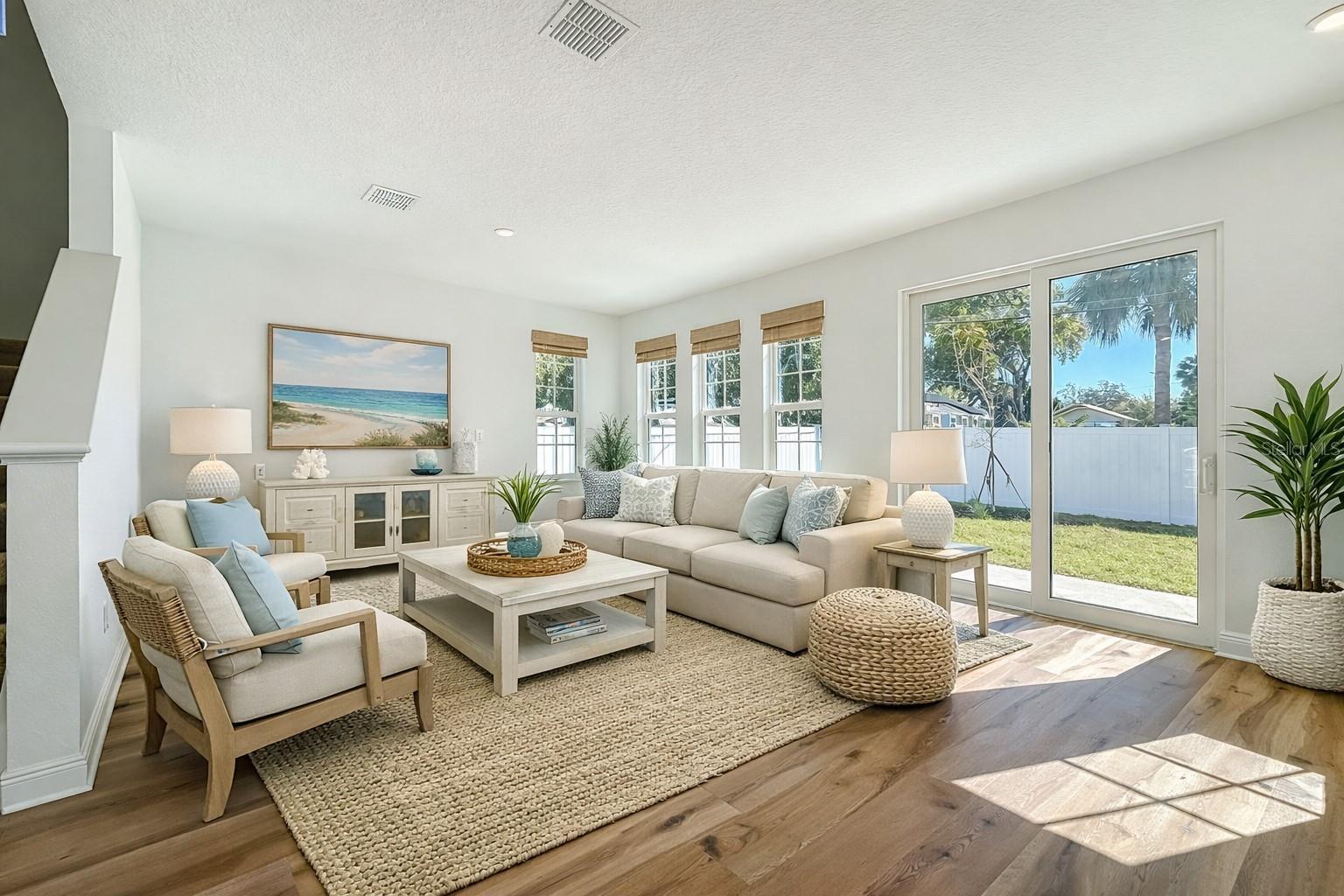 Virtualy Staged Living room